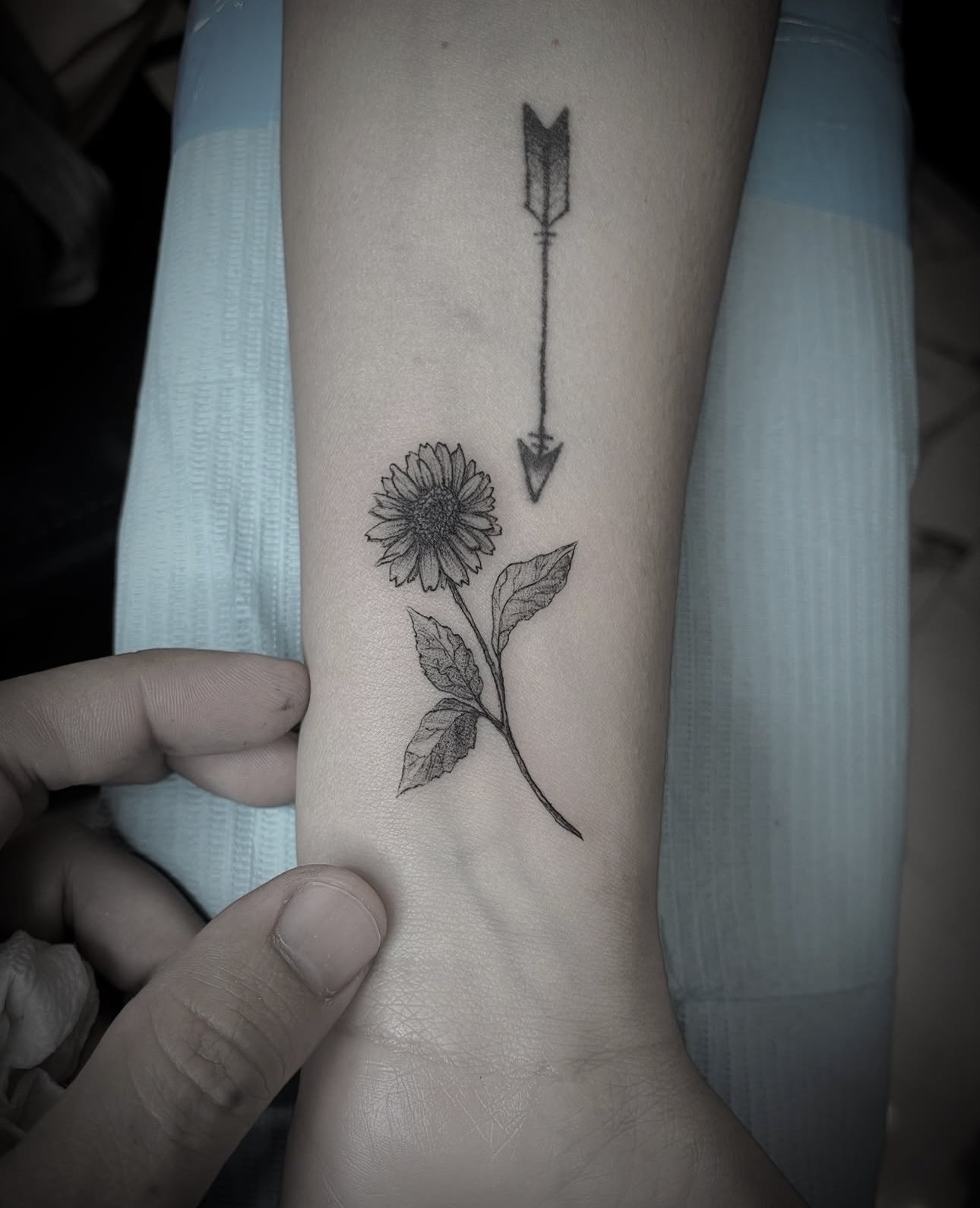 Tiny Flower Tattoo