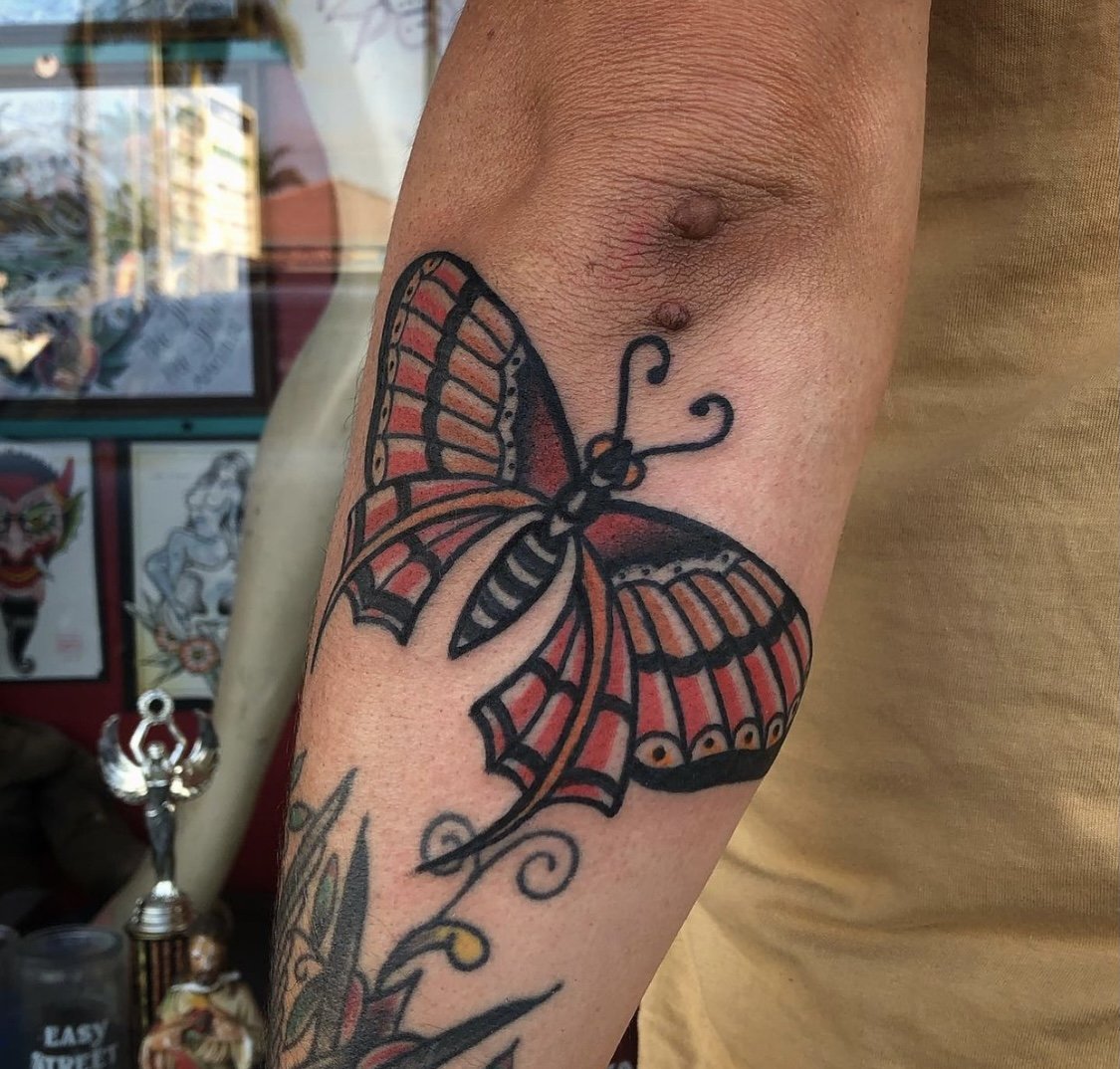 Monarch Butterflies Tattoo Design