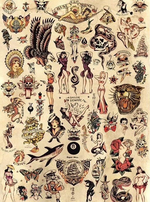 Pictures of sailor jerry tattoos