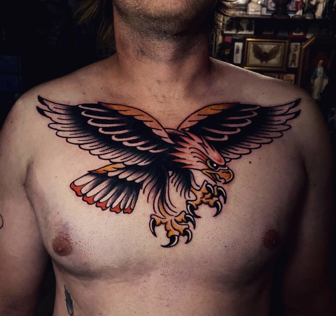 Details 184+ eagle tattoo pic super hot
