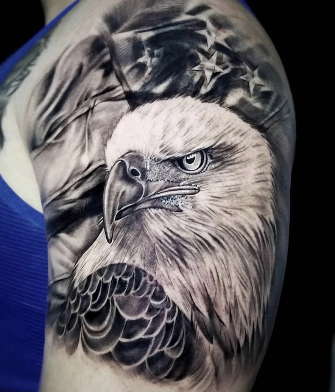 Eagle View Tattoos Eagle Tattoo I Did On A Friend Of Mine What Do You