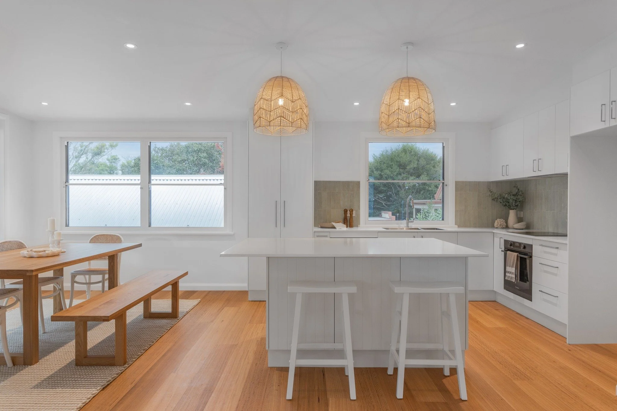 Kitchens should work as well as they look. Smart storage, durable finishes and layouts that make daily life easier. This is a photo from our Woonona project.