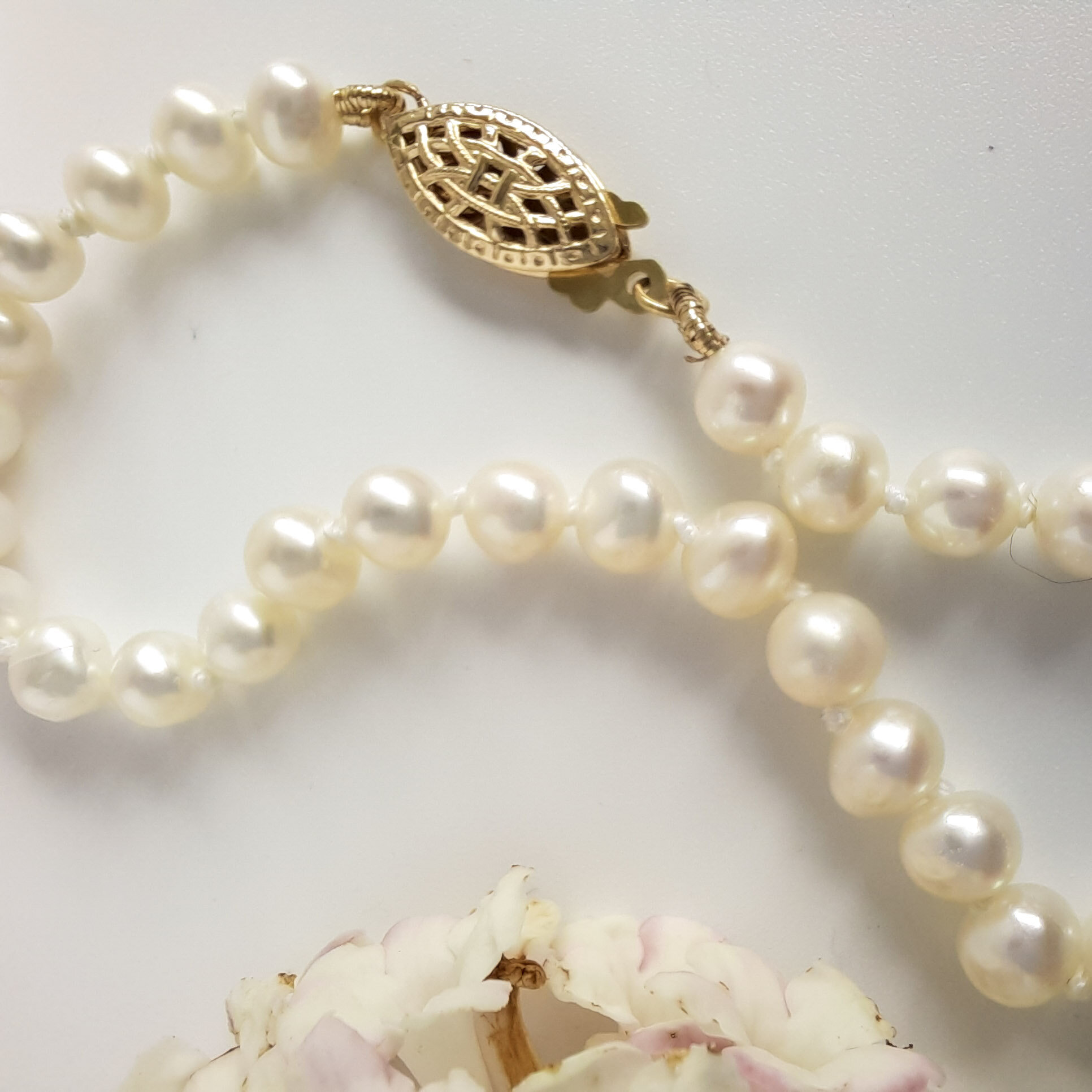 Freshwater pearl bracelet — Watermeadow Lane