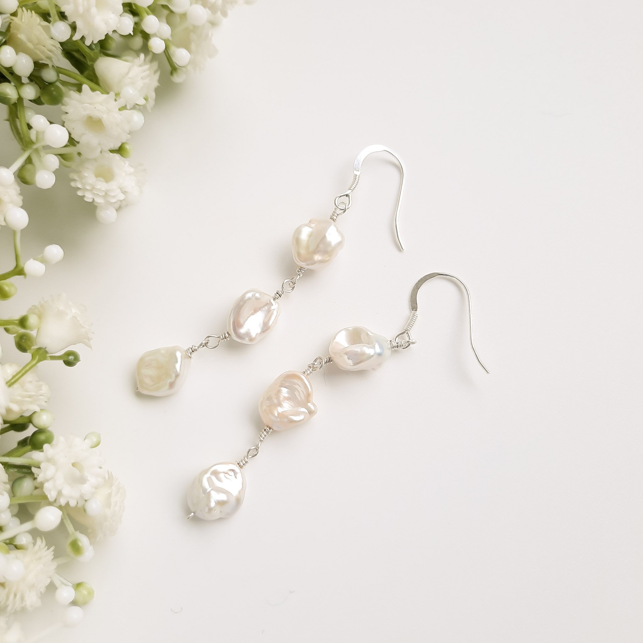 Artificial Earring Designs || Latest Party Wear Earring Designs || Pearl...  | Earrings, Designer earrings, Drop earrings