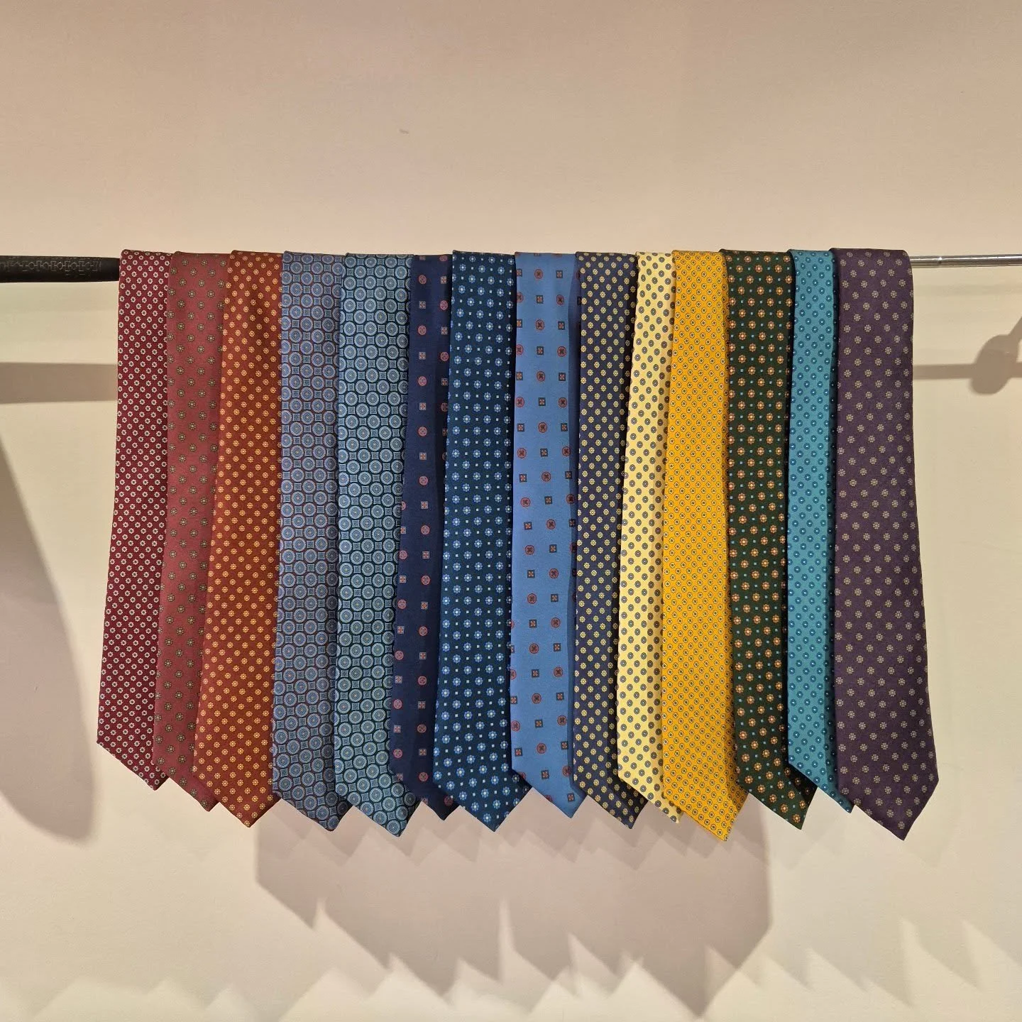 Introducing the new Clifton Suits tie collection.

This range showcases refined geometric prints that bring subtle sophistication. Each tie is crafted from fine Italian silk.

Explore the full collection in-store.

#Tailors #Outfitters #Tie #ItalianS