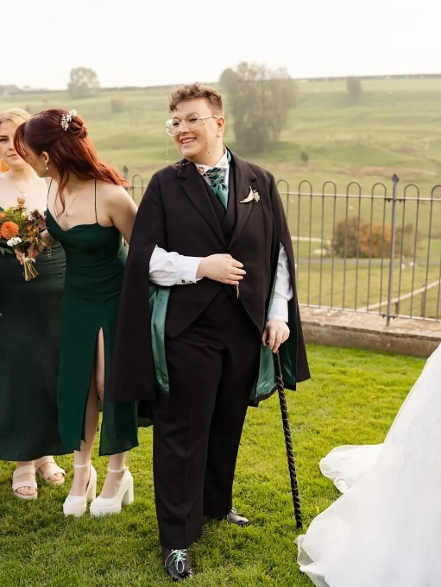 Cosplay meets British tailoring ✂️

Last year, Vael set us the brilliant challenge of designing, constructing, and completing an outfit for their friend&rsquo;s wedding.

It was a pleasure to work with them throughout the process. Vael had a clear un