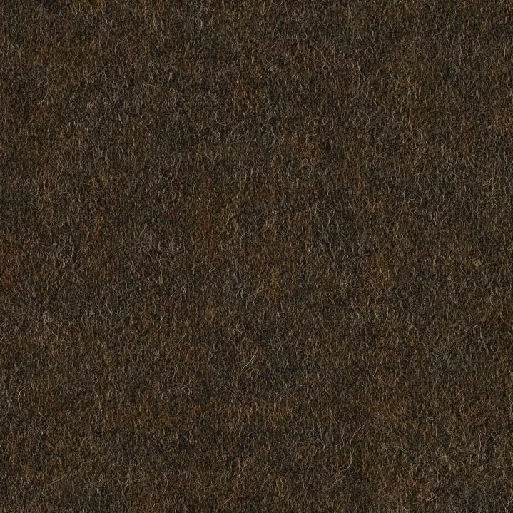 Close-up of dark brown textured leather material.