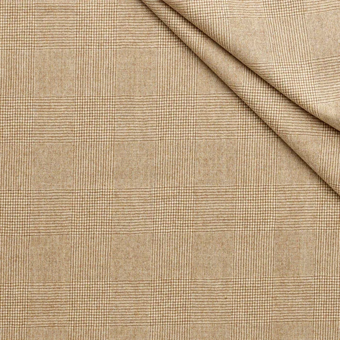 WF2-30  Worsted Flannel Camel Glen Check.webp