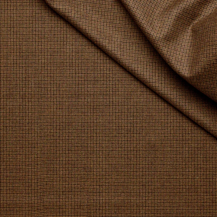 WF2-14  Worsted Flannel Dark Brown Triple Houndstooth.webp