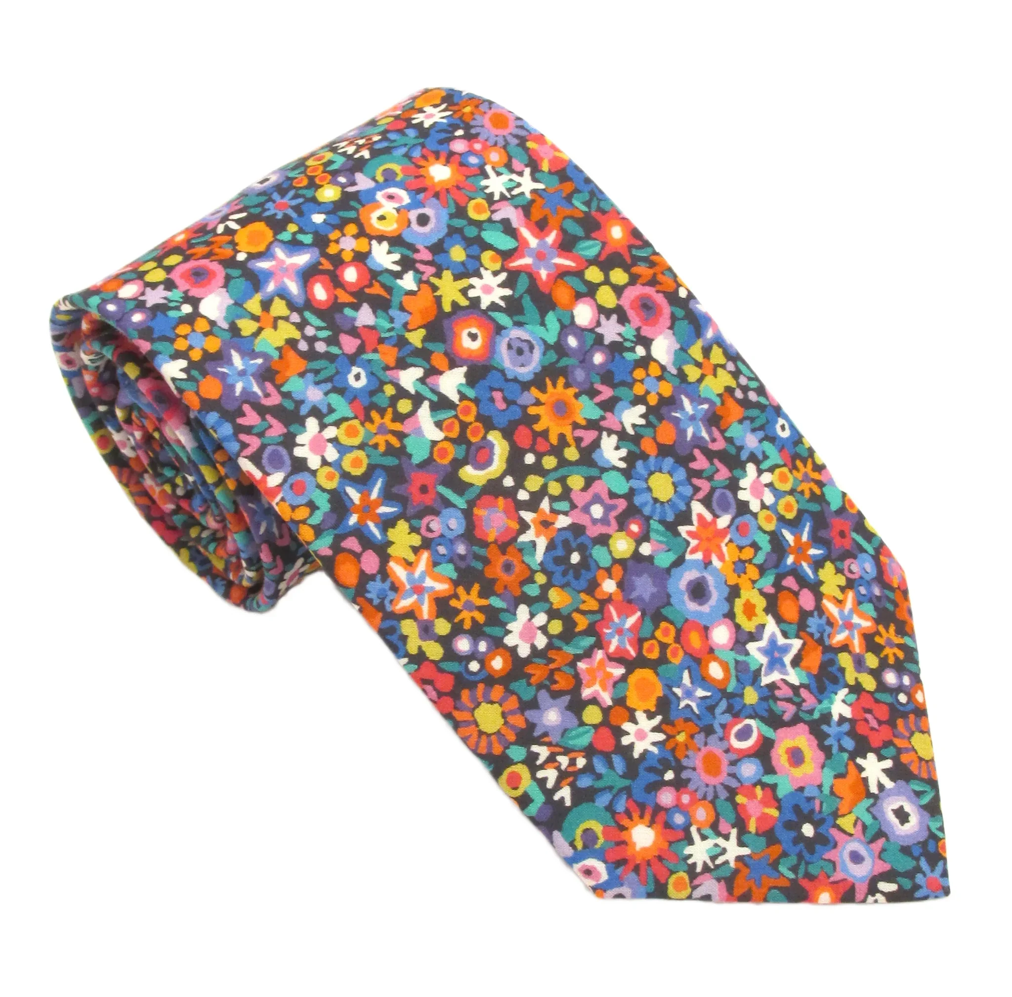 Dazzle Cotton Tie Made with Liberty Fabric.webp