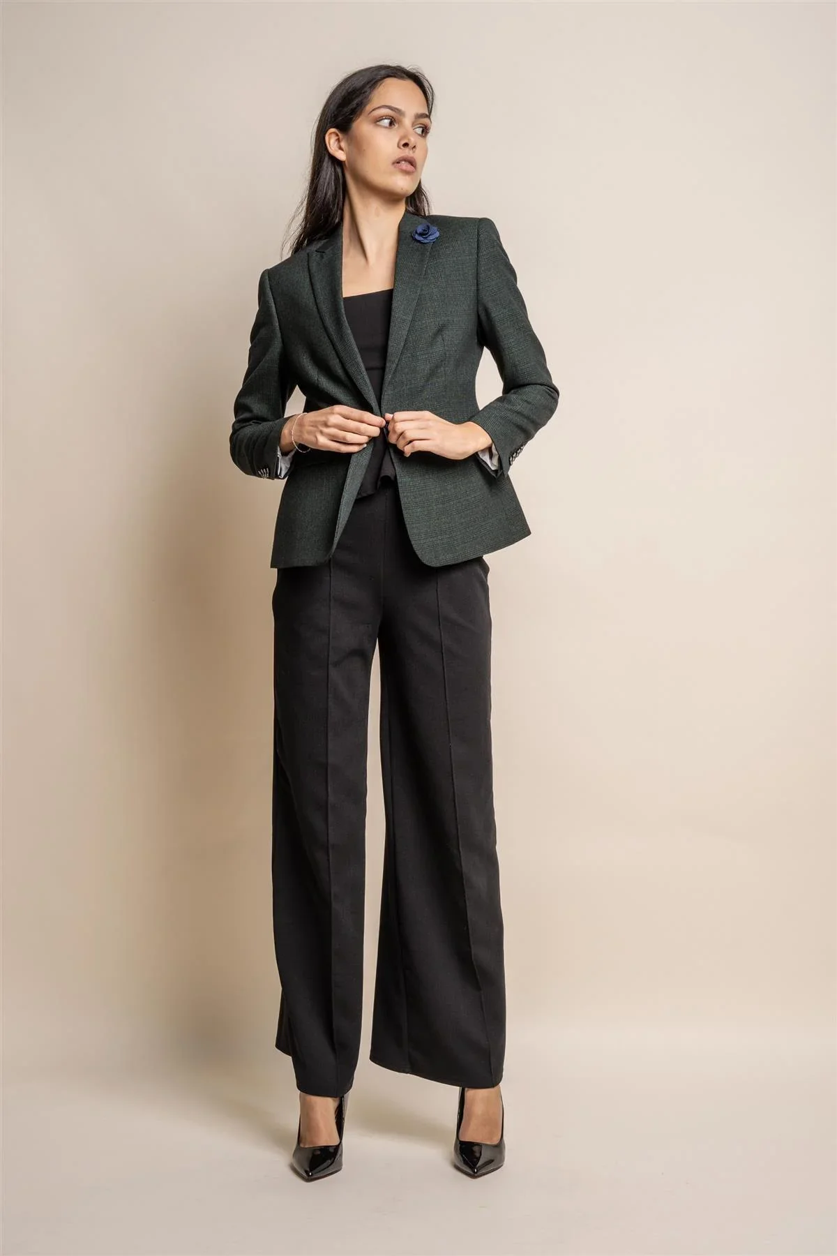 Caridi Ladies Green Blazer