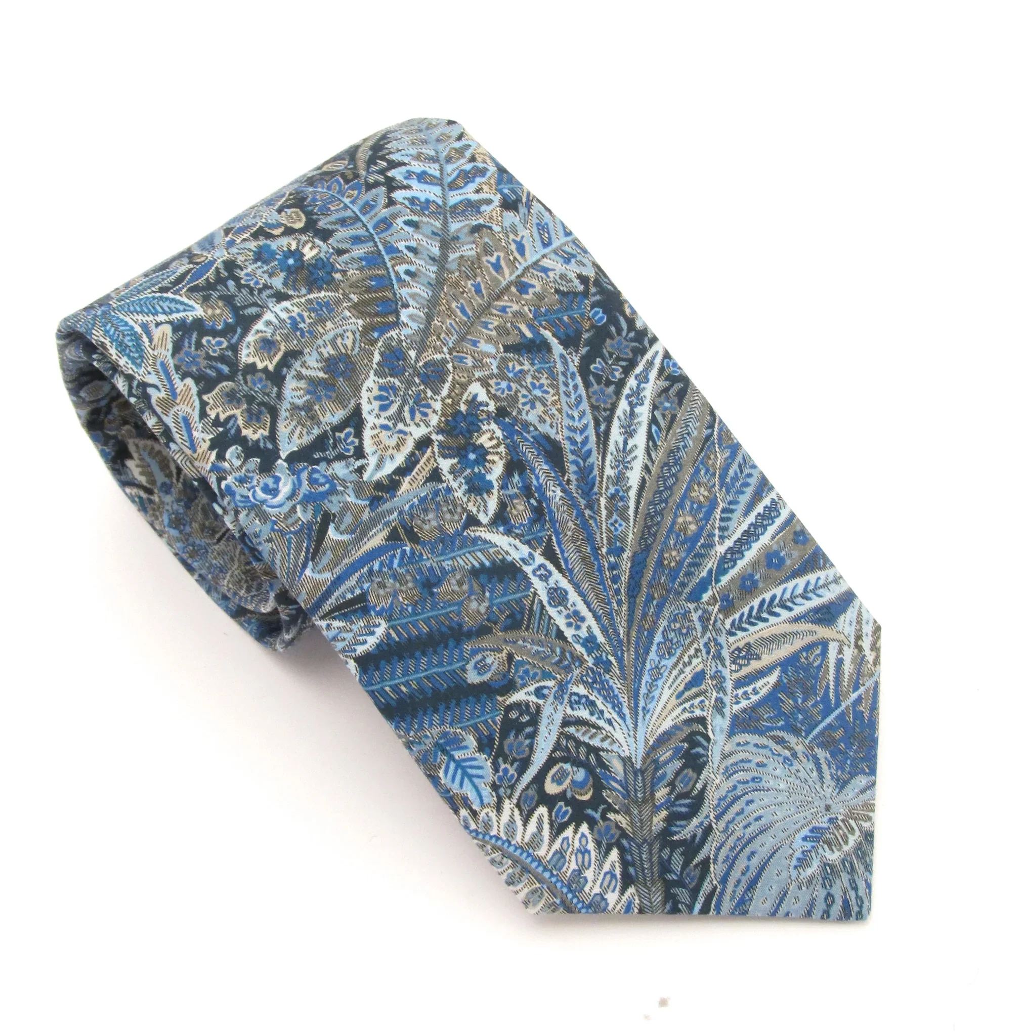 Grosvenor Voyage Cotton Tie Made with Liberty Fabric.webp
