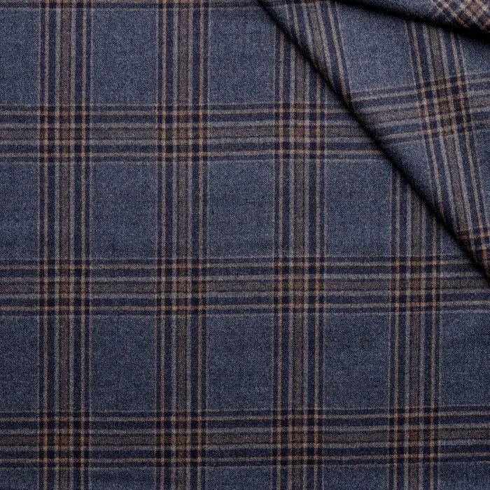 WF2-7  Worsted Flannel Blue & Light Brown Check.jpg