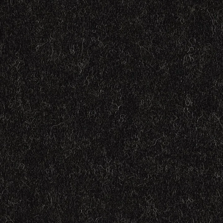 Close-up of black fabric with fuzzy texture.