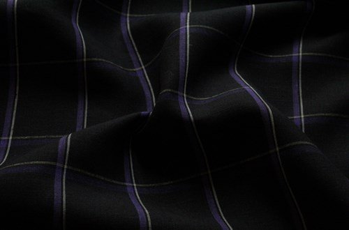 Black with Purple & Ivory check 4110.jpg