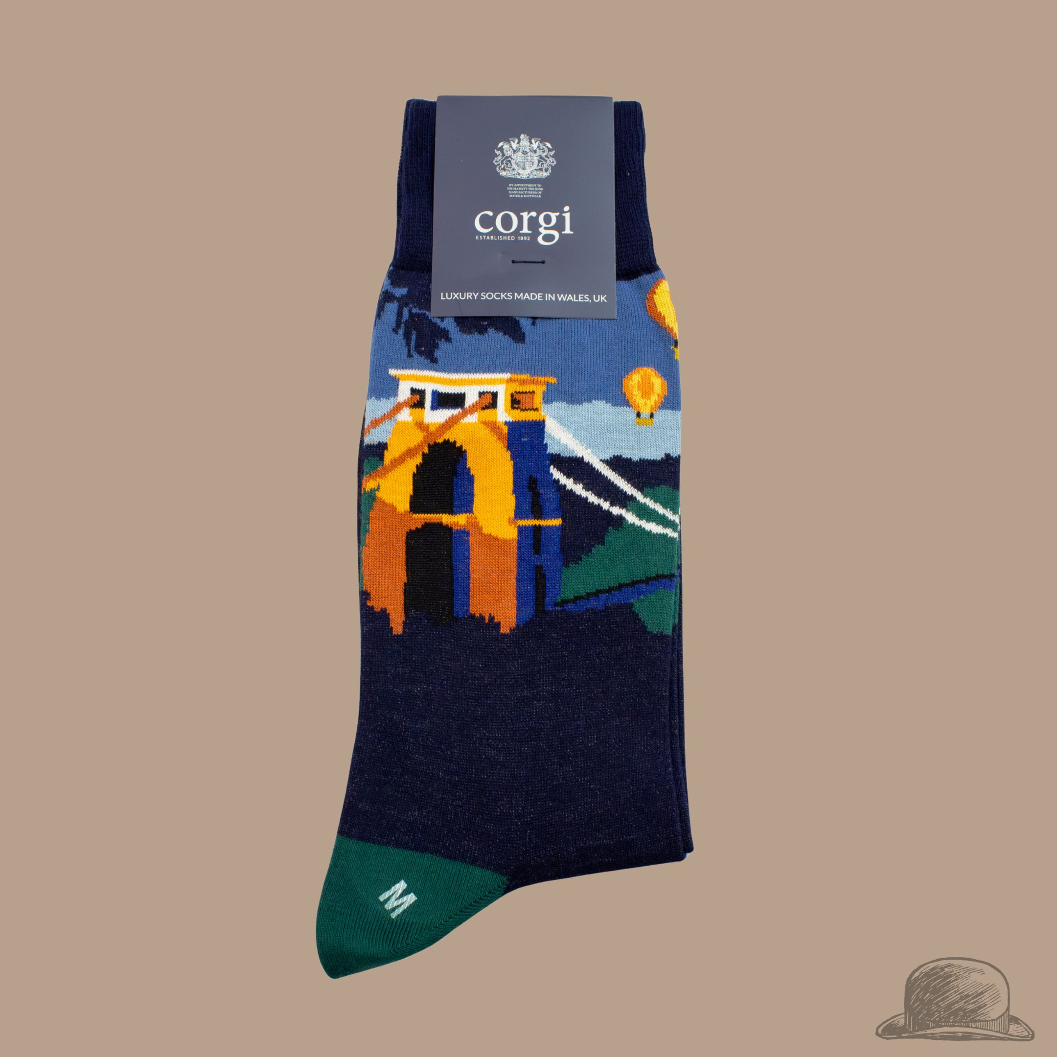 The Bridge Sock Dark