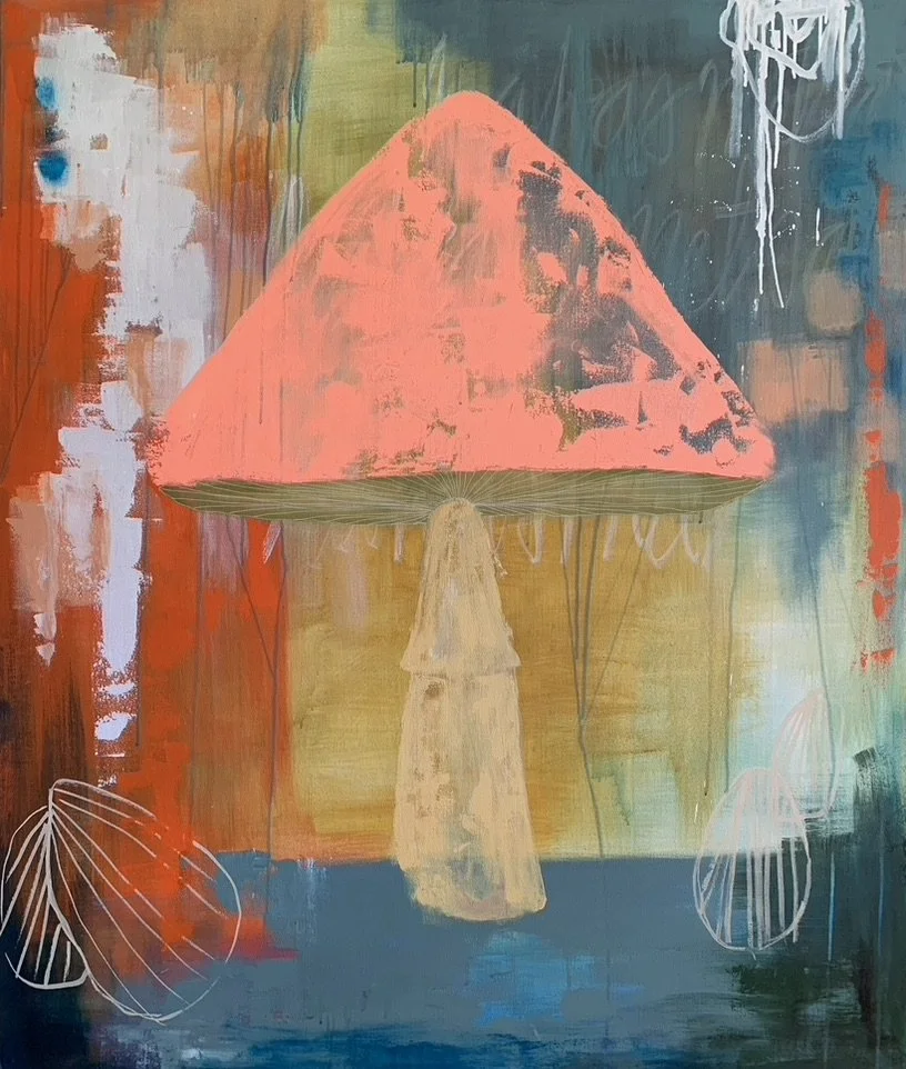 "Tulisielu", Mixed media on canvas, 130x108, 2024