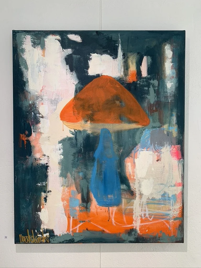 "Tietäjien yön", Acrylic on canvas, 81x65, 2024 SOLD