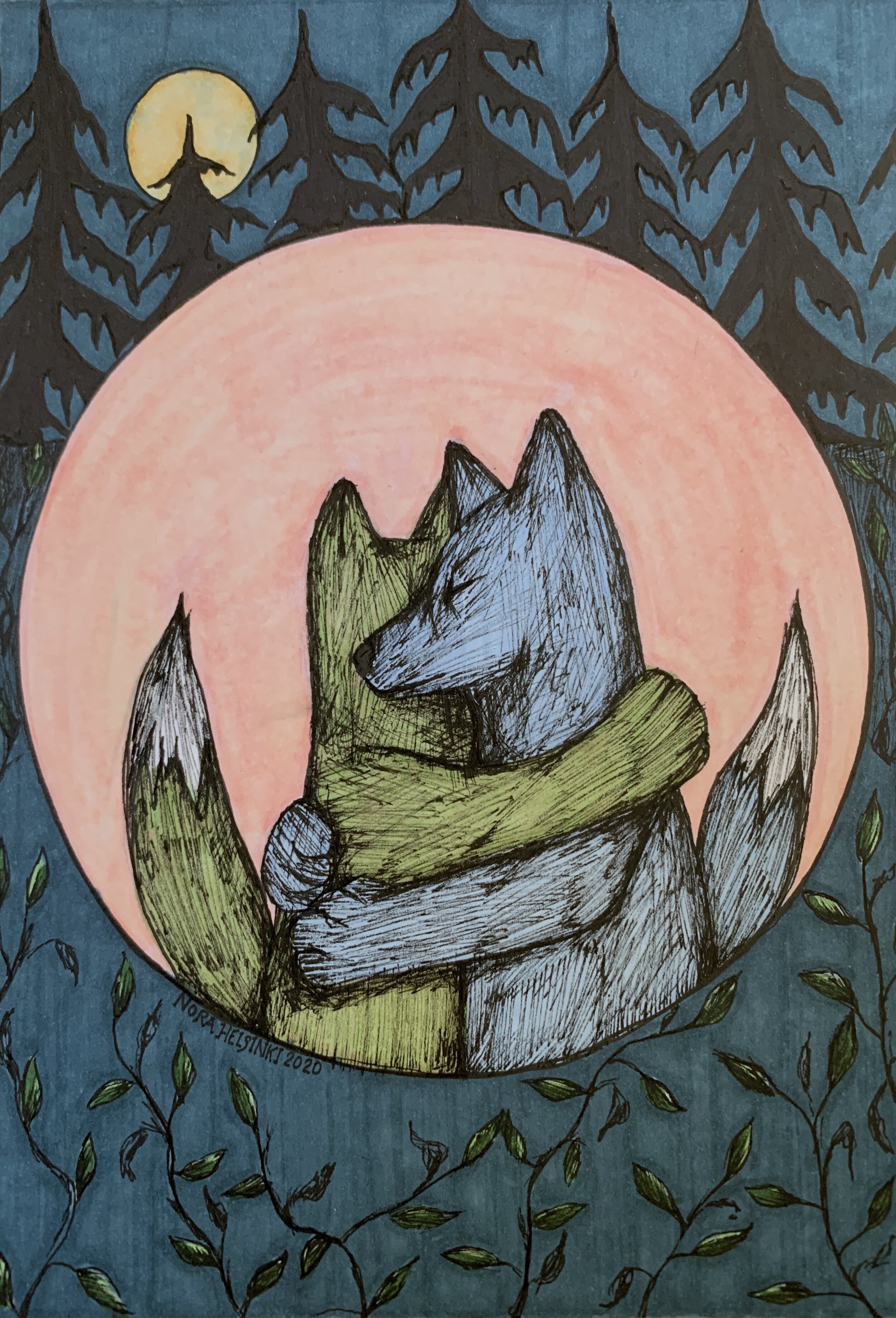 Kaipasin sinua niin / I missed you so, 5/ , 2020 SOLD