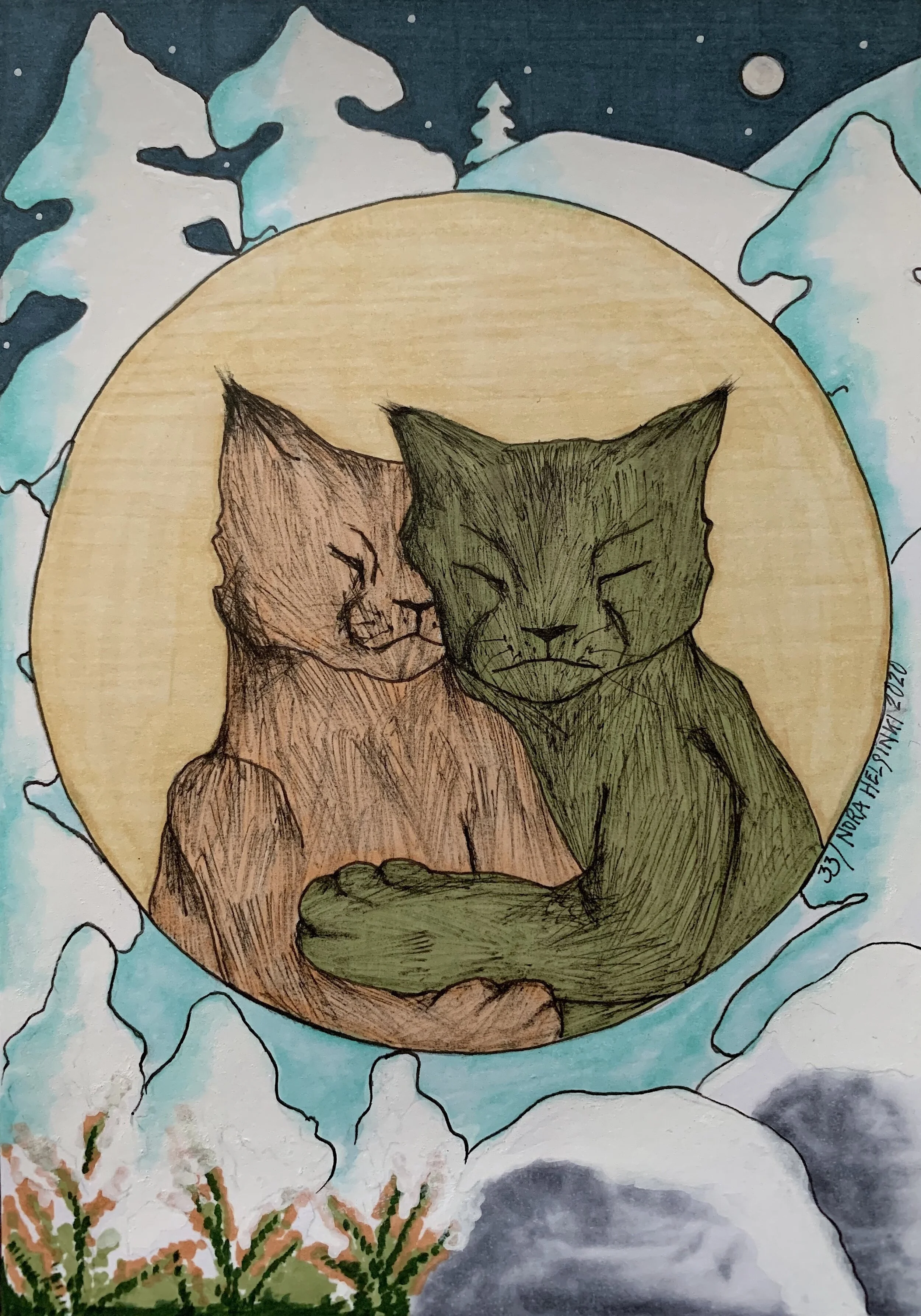 Meidän hetki / This moment is ours, 33/ , 2020 SOLD