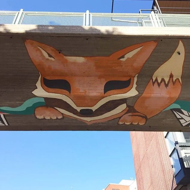 Hansakuja bridge 2018, in collaboration with Ruusa & Poppamaija, Itäkeskus Helsinki