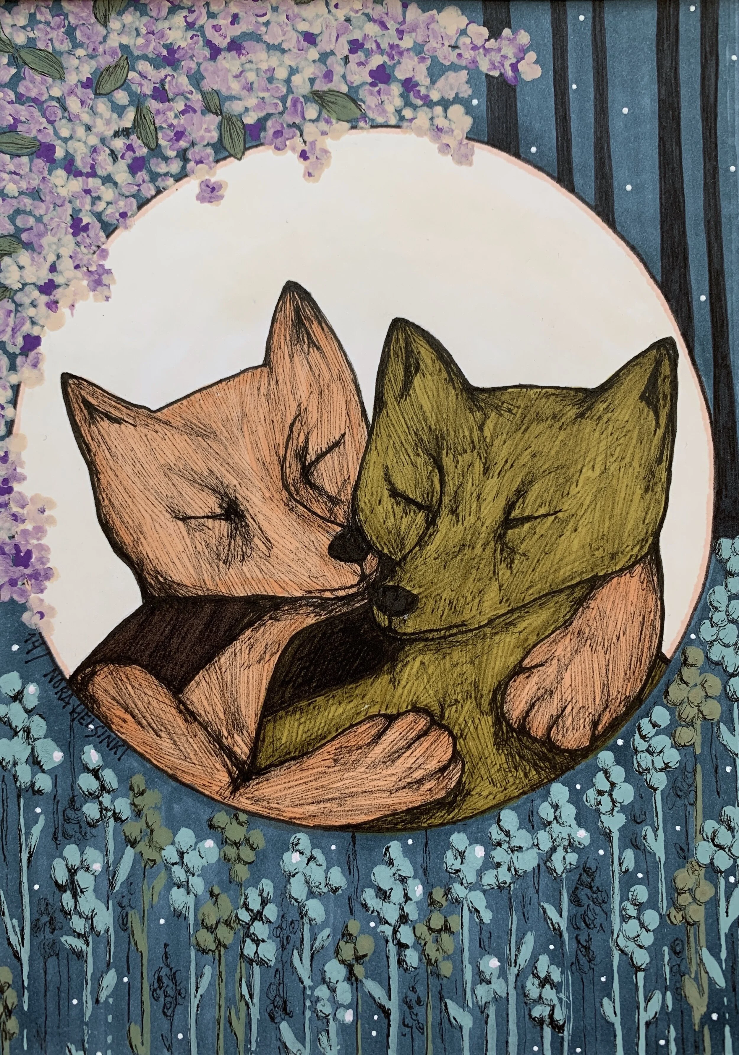 Olen tässä / I'm here, 14/  , 2020 SOLD