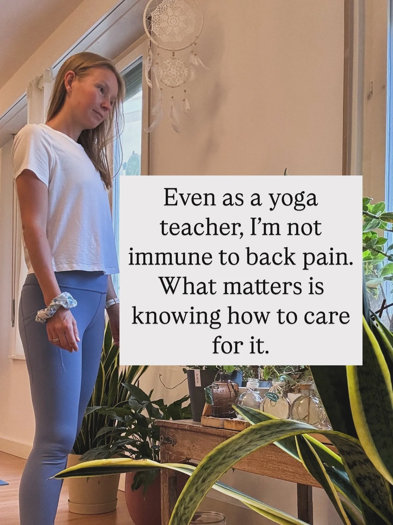 Even though I specialize in low back health, I&rsquo;m not immune to back pain.

This past weekend my back flared up &mdash; maybe from sitting too long, maybe from training too hard, or maybe a mix of stress and hormones. I can&rsquo;t say for sure.