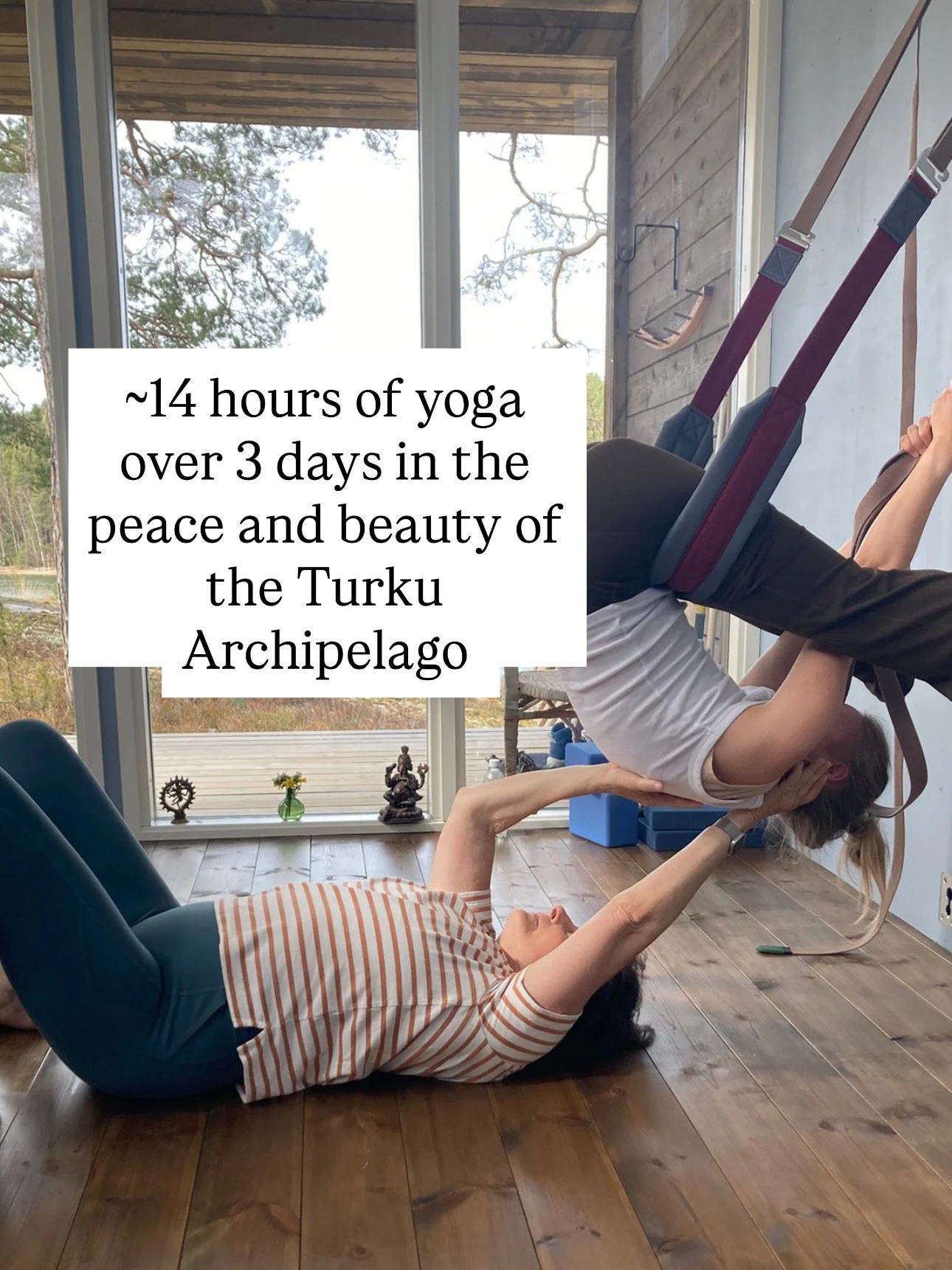 A few days ago we said goodbye to the yoga paradise in Nauvo.
~14 hours of yoga over 3 days, guided by @tovepalmgrenyoga 

So much movement,
so much attention to detail,
so much learning.

Grateful for this experience.
Already looking forward to comi