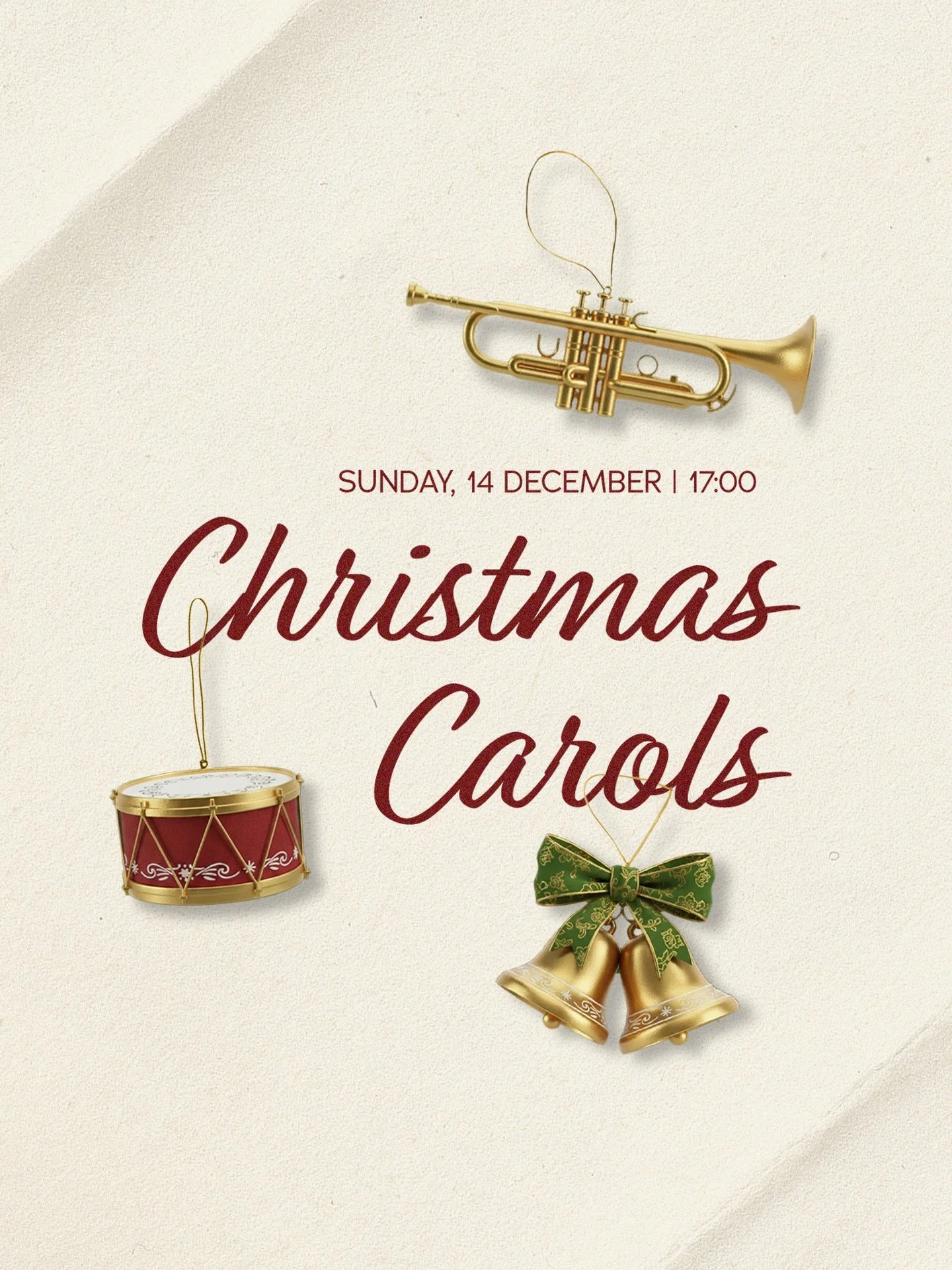 Christmas Carols are happening tomorrow! 🎄

Bring the whole family for an evening filled with cheer &ndash; we&rsquo;ll have face painting, ice cream, iced coffees, and all the festive vibes you need.

Carols will begin at 17:30, so come along and j