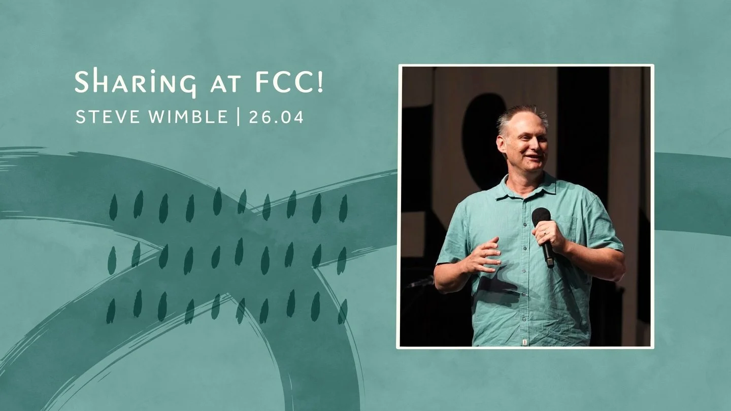 We&rsquo;re so excited to welcome Steve Wimble from CityHill Church to FCC this Sunday!

He&rsquo;s a longtime friend of ours, and it&rsquo;s always a joy to have him with us. We can&rsquo;t wait to hear what God has placed on his heart for our churc