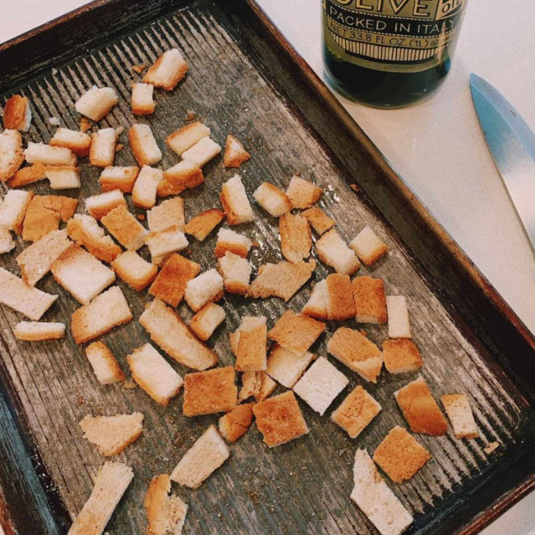 Low-Waste Gluten-Free Croutons