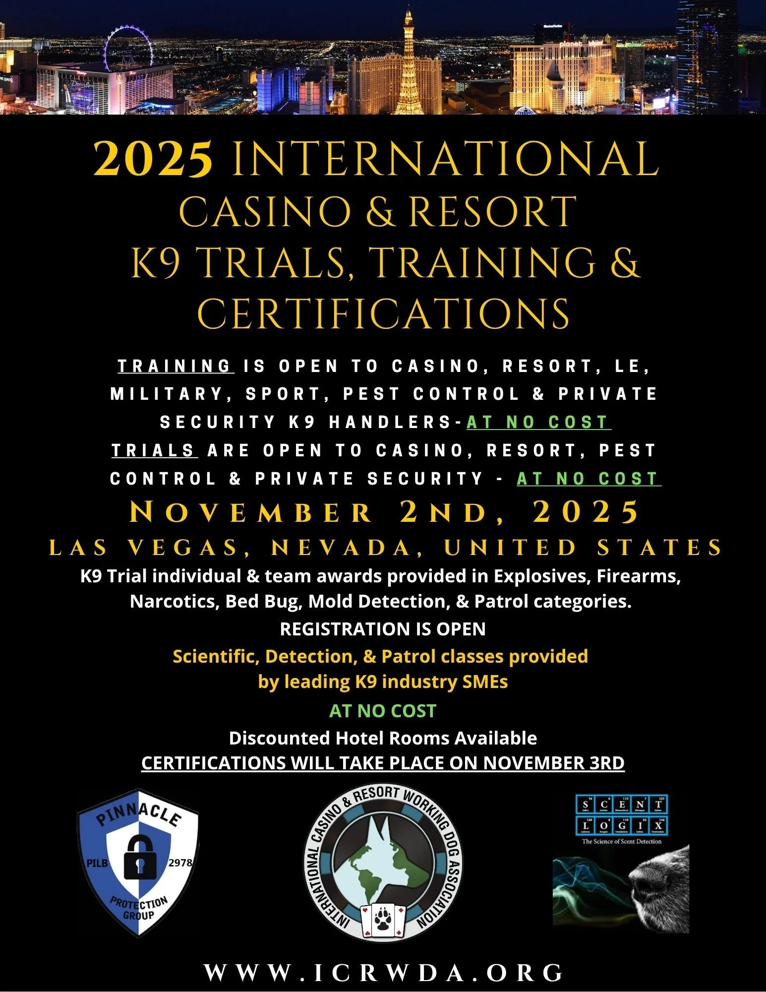2025 ICRWDA Casino & Resort K9 Trials