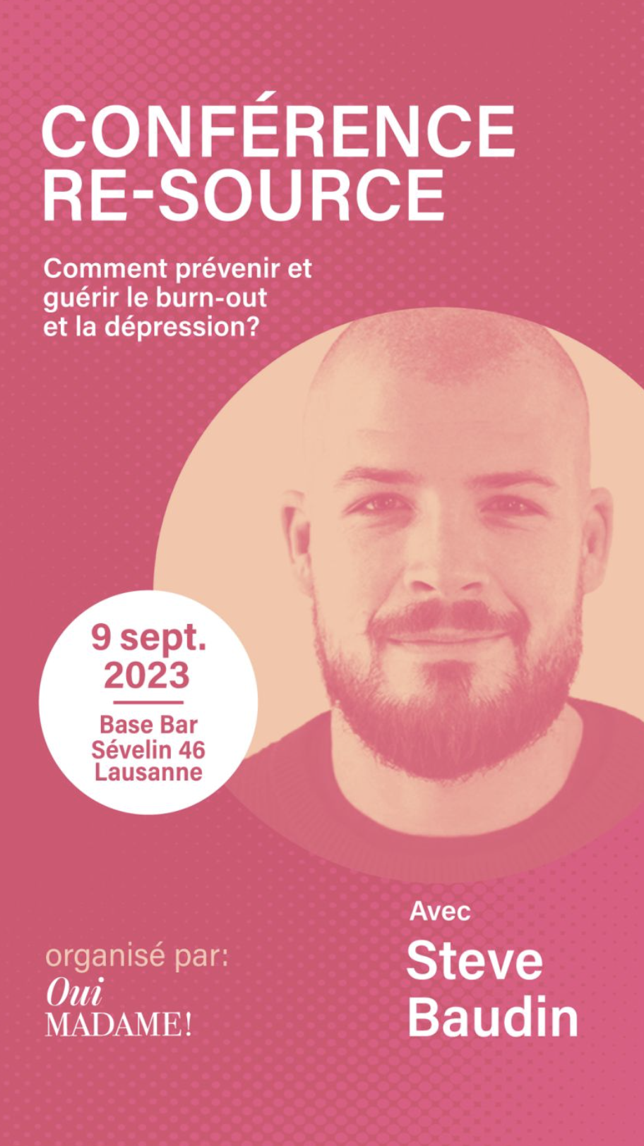 Affiche de la conférence Re-Source
