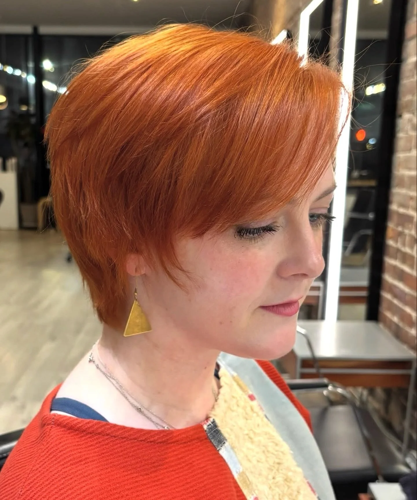 🫚🍊 Color by Becca Claire @rebecca.vargas 

@redkenpro @redken 

#redken #cutlersalon #nyc #ginger #shades