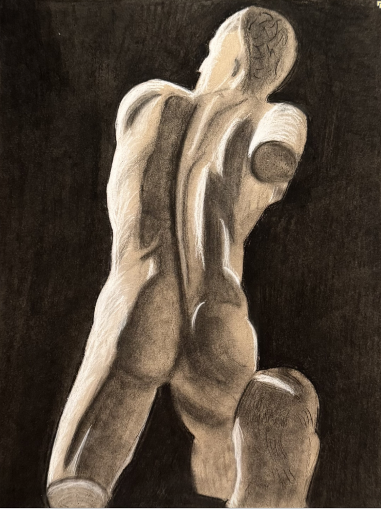 Drawing I: Still Life Charcoal Study on Toned Paper
