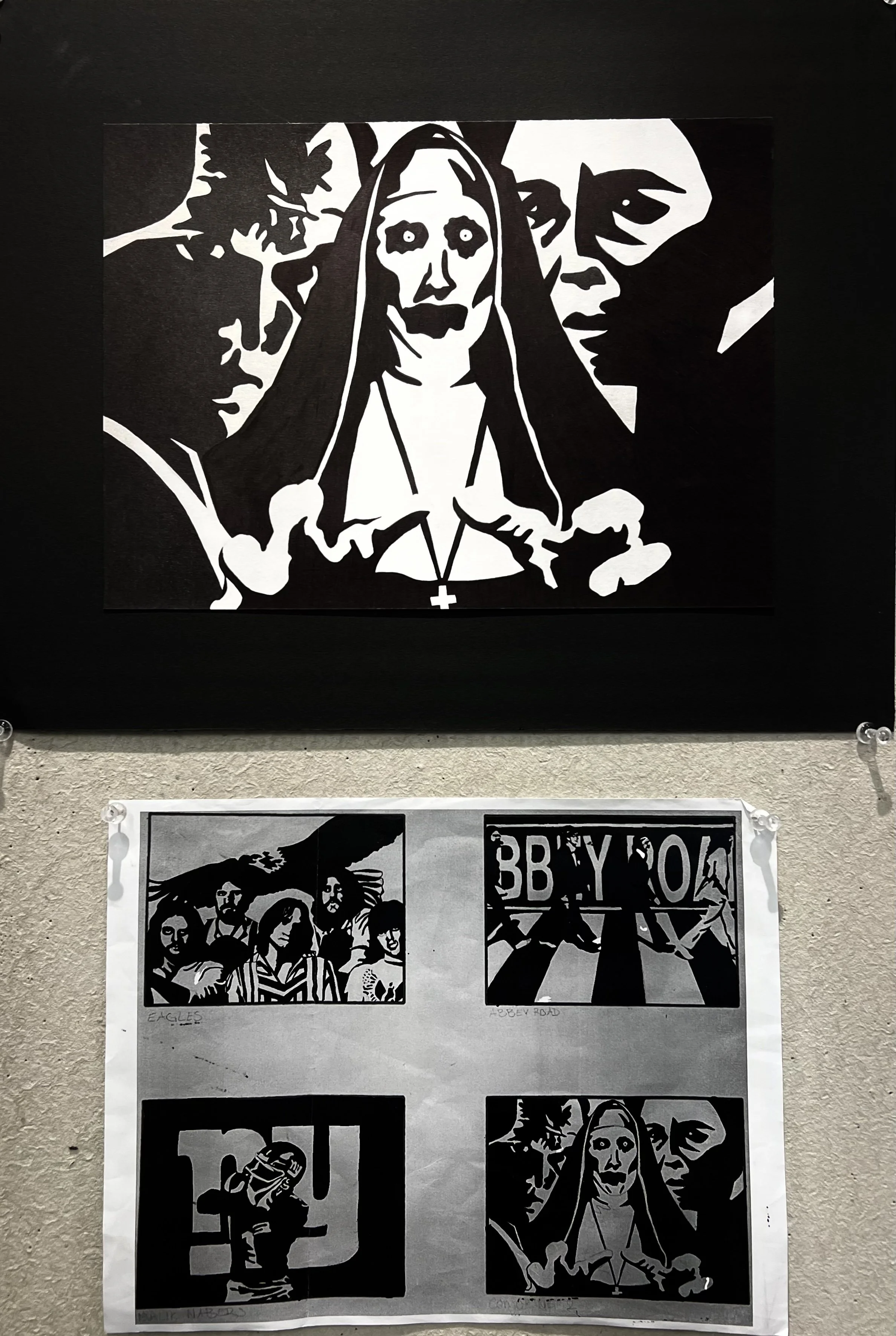 Design I - Visual Organization: Black & White Simplification with Thumbnails Sketches