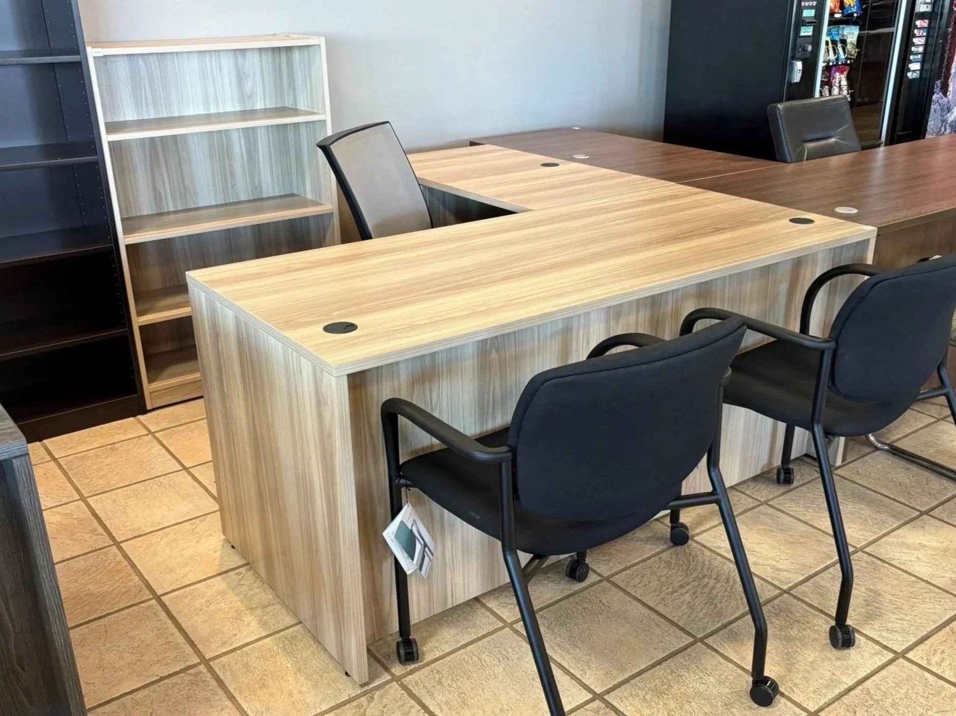 New Modern L-Shape Desk Set