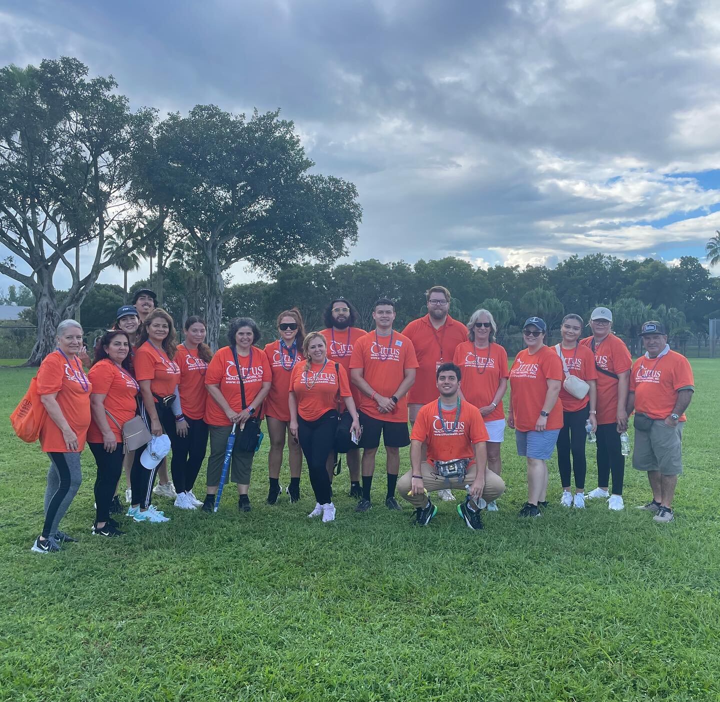 Our team joined the @afspsefl Out of the Darkness Walk for Suicide Prevention today. Suicide is the 11th leading cause of death in the United States and can be preventable. 

Warning signs for suicide include: 

Talking about:Wanting to die,
Great gu