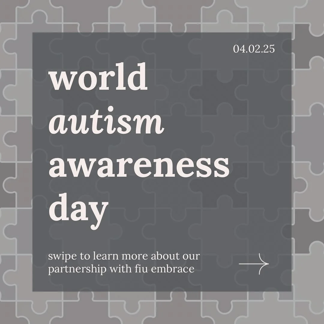 Today on World Autism Awareness Day, we celebrate neurodiversity and the importance of inclusive healthcare for all 💙
 We&rsquo;re proud to partner with FIU Embrace to provide compassionate, individualized care for individuals with autism and other 