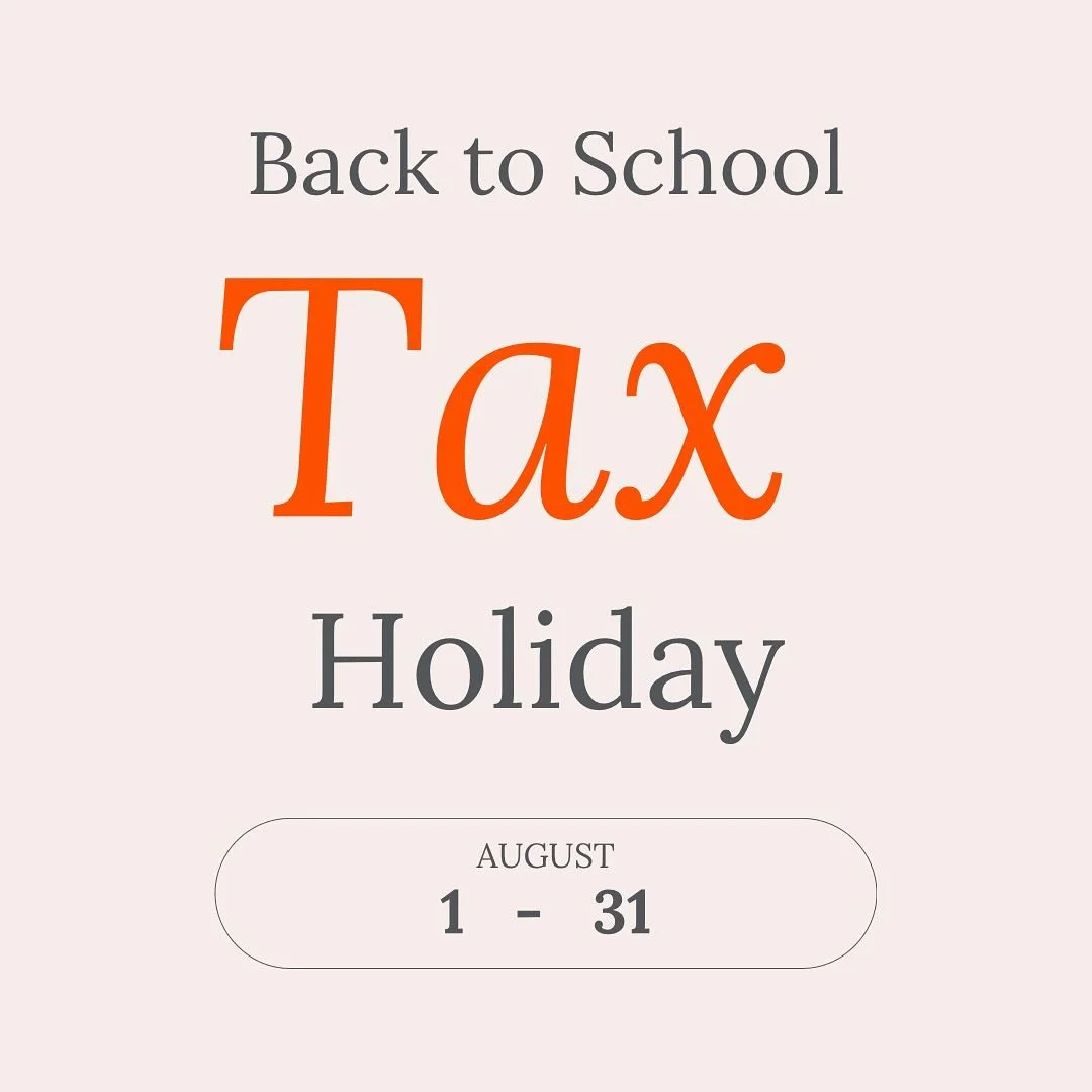 Florida&rsquo;s Back-to-School Sales Tax Holiday is BACK starting TODAY! From now through August 31st, stock up on school supplies, clothes, tech, and more- all tax-free! Whether you&rsquo;re grabbing pencils or a new laptop, now&rsquo;s the time to 