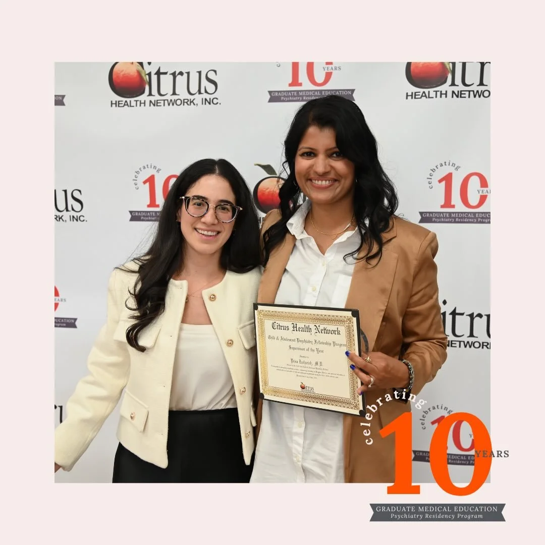 10 years of training, growth and impact. On June 3, Citrus Health Network celebrated the 10th graduating class of its Graduate Medical Education Psychiatry Residency Program, marking a decade of preparing physicians to serve patients and communities 