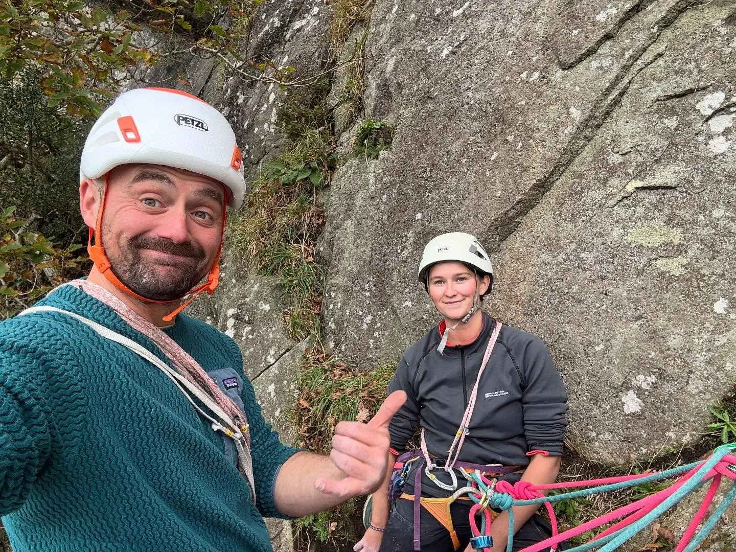 Sunny Tremadoc with Amy. Three classics VSs, not bad for an intro to outdoor climbing.

Autumn can be great for rock climbing in Snowdonia, but if you&rsquo;re keen for some guided classics, don&rsquo;t leave it too late in the year to book. No one n