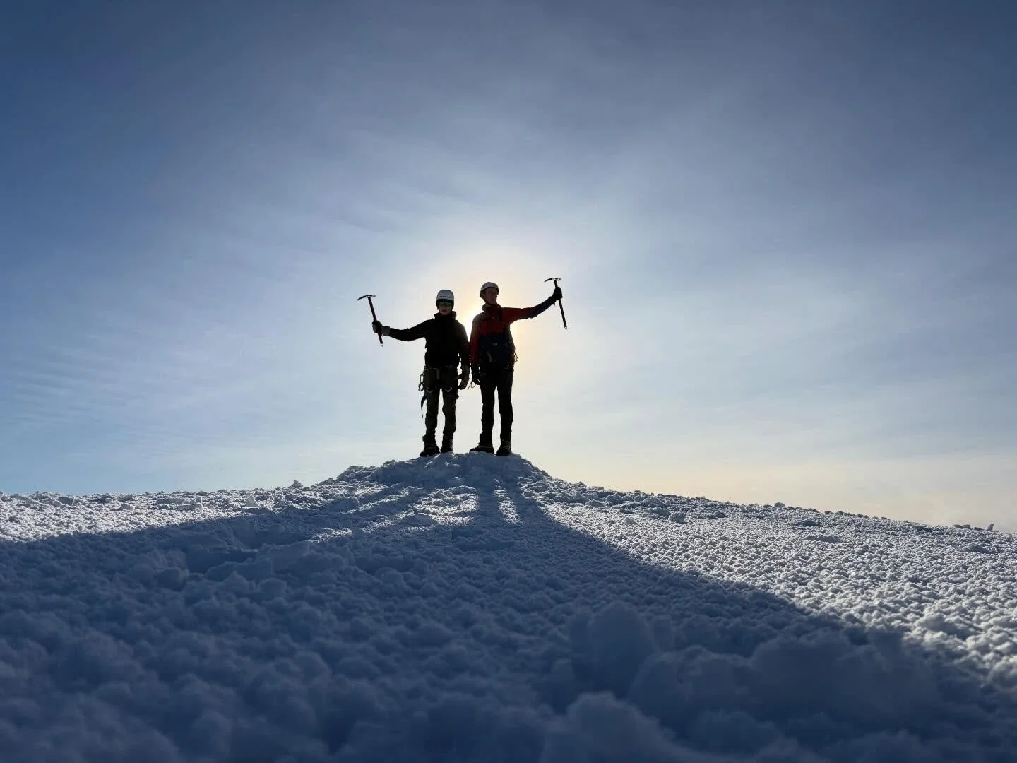 Outrageous weather at @nevisrange for Ed and Felix to have their first day in crampons. Don&rsquo;t worry, business as usual on Sunday and so soggy I didn&rsquo;t take any photos.

#mountaineering #climbing #scottishwinterclimbing #iceclimbing @ami_p
