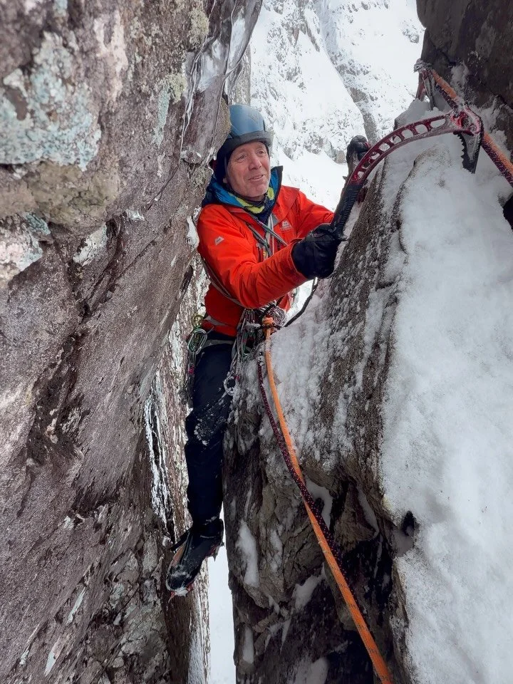 Two days of good craic and questionable conditions, personal climbing from the CIC to round off this winter.

Mcphees route: 60m of up, 100m of weird traversing, three down climbing pitches, a belly crawl or running jump to bypass a rock crevasse and