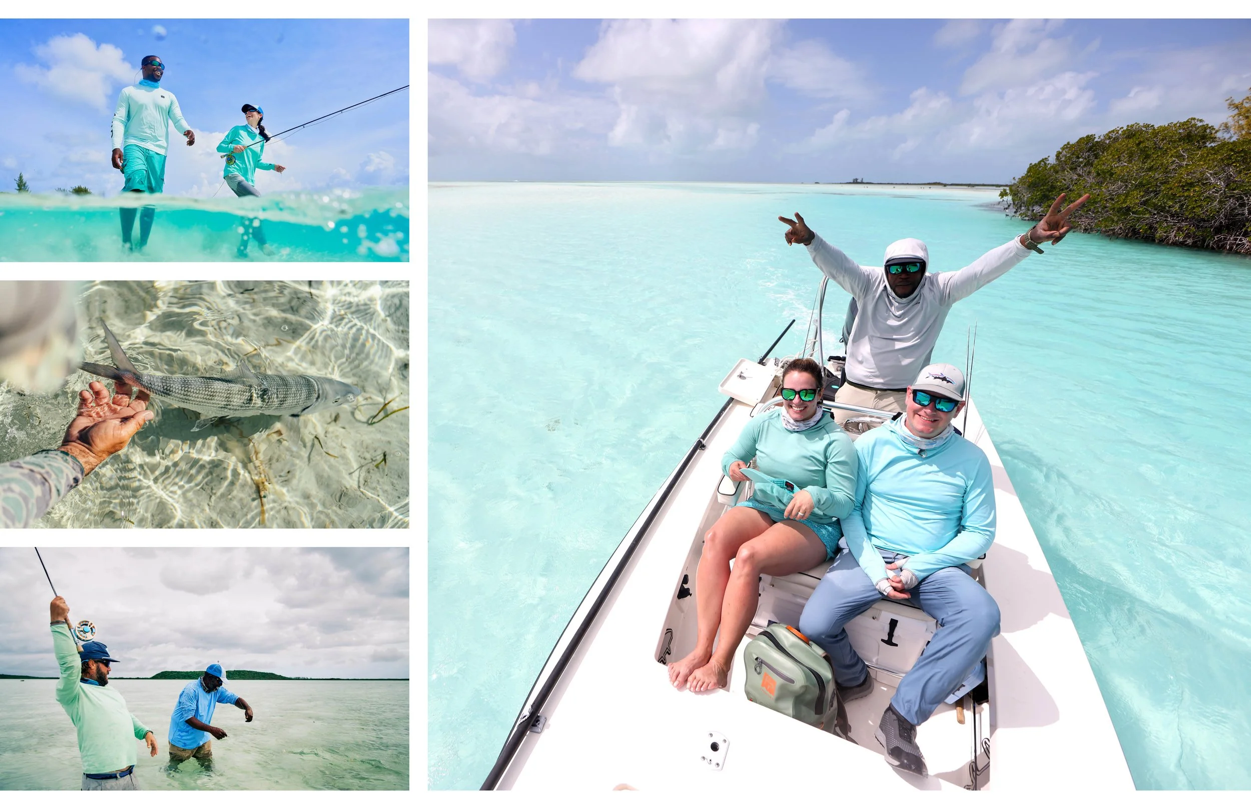  We’re well-suited for fishing couples, and anglers of all experience levels. Fishing on foot is a great way to hone casts and learn bonefish behavior. 