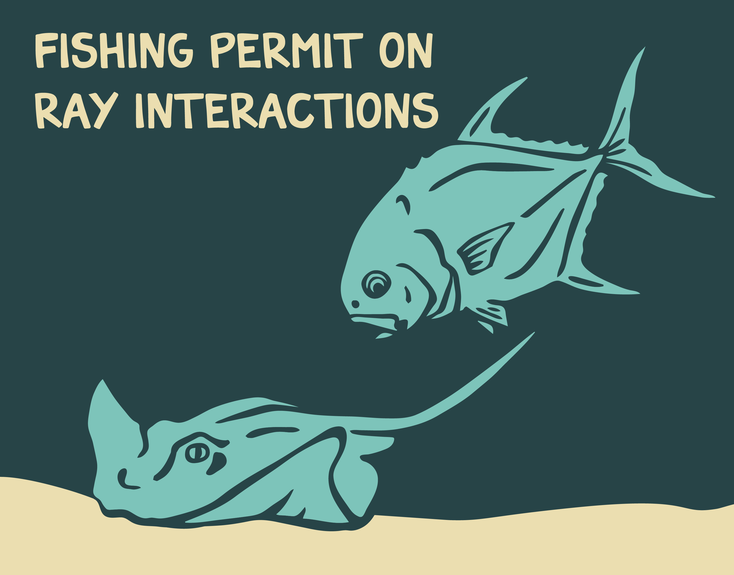 Berry Islands Fishing Scenarios: Permit on a Ray