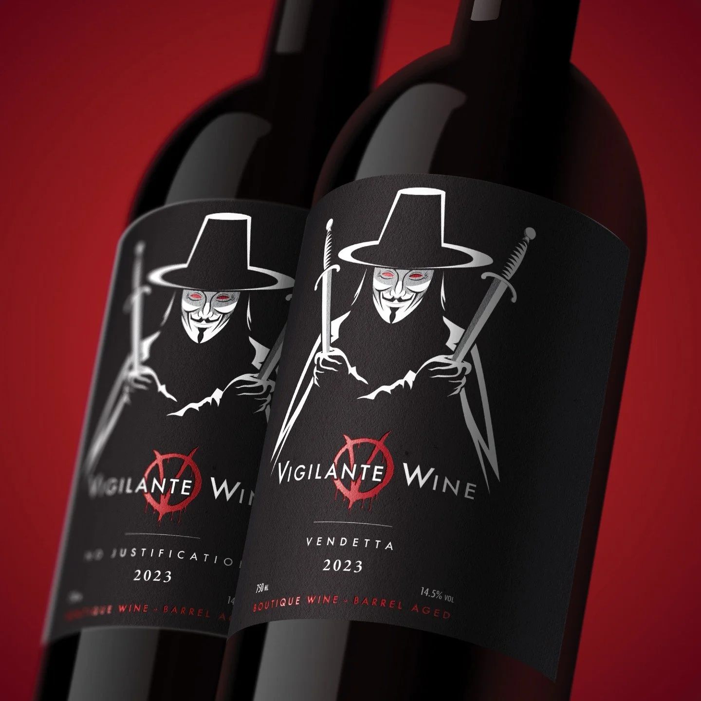 SPIRITS: Estate 8 with Wet Strength and FCS Certified / Digitally Printed / Red Foil Hot Stamping