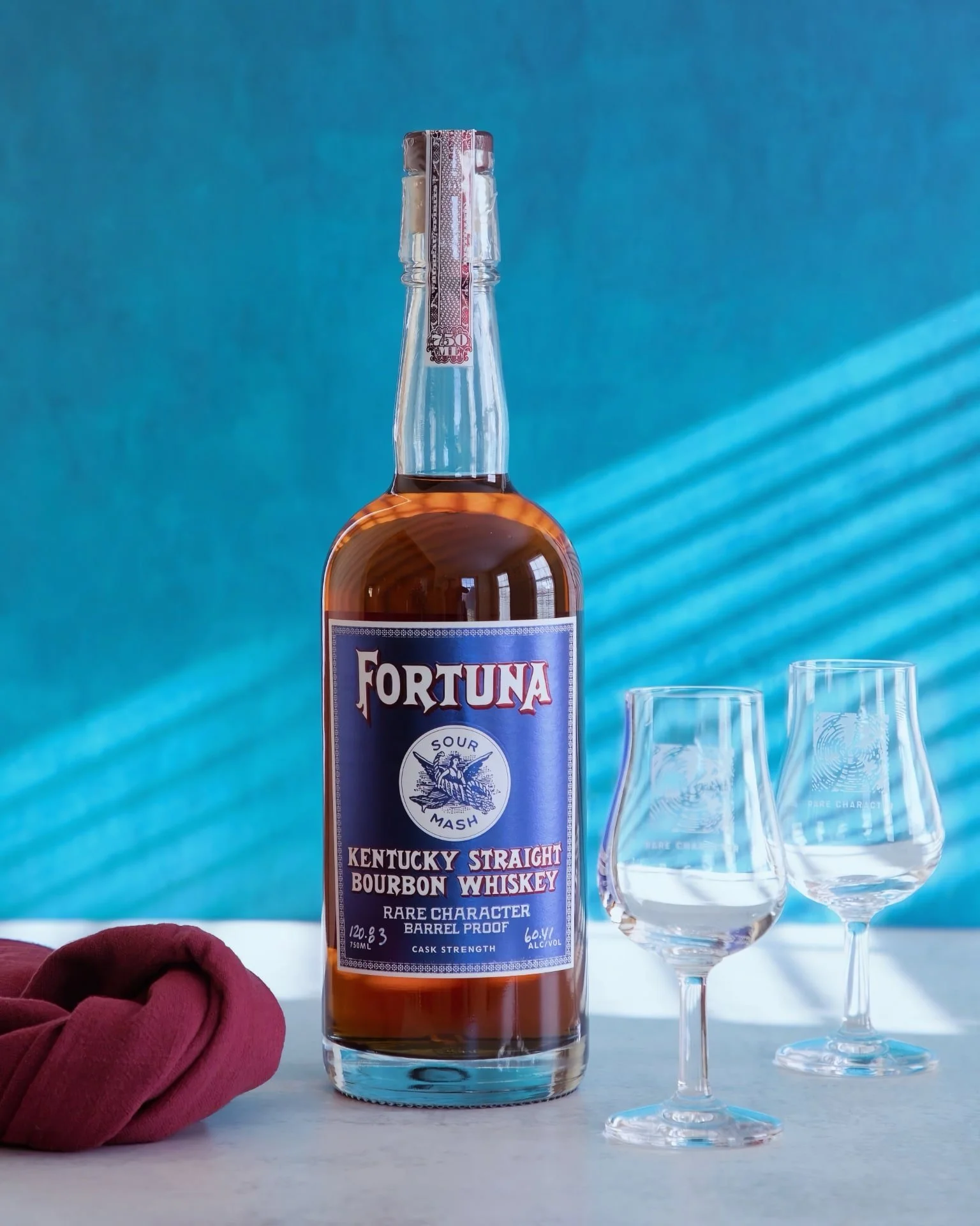 SPIRITS: Estate 8 with Wet Strength and FSC Certified / Digitally Printed / Blue and Red Foil Hot Stamping / Embossing