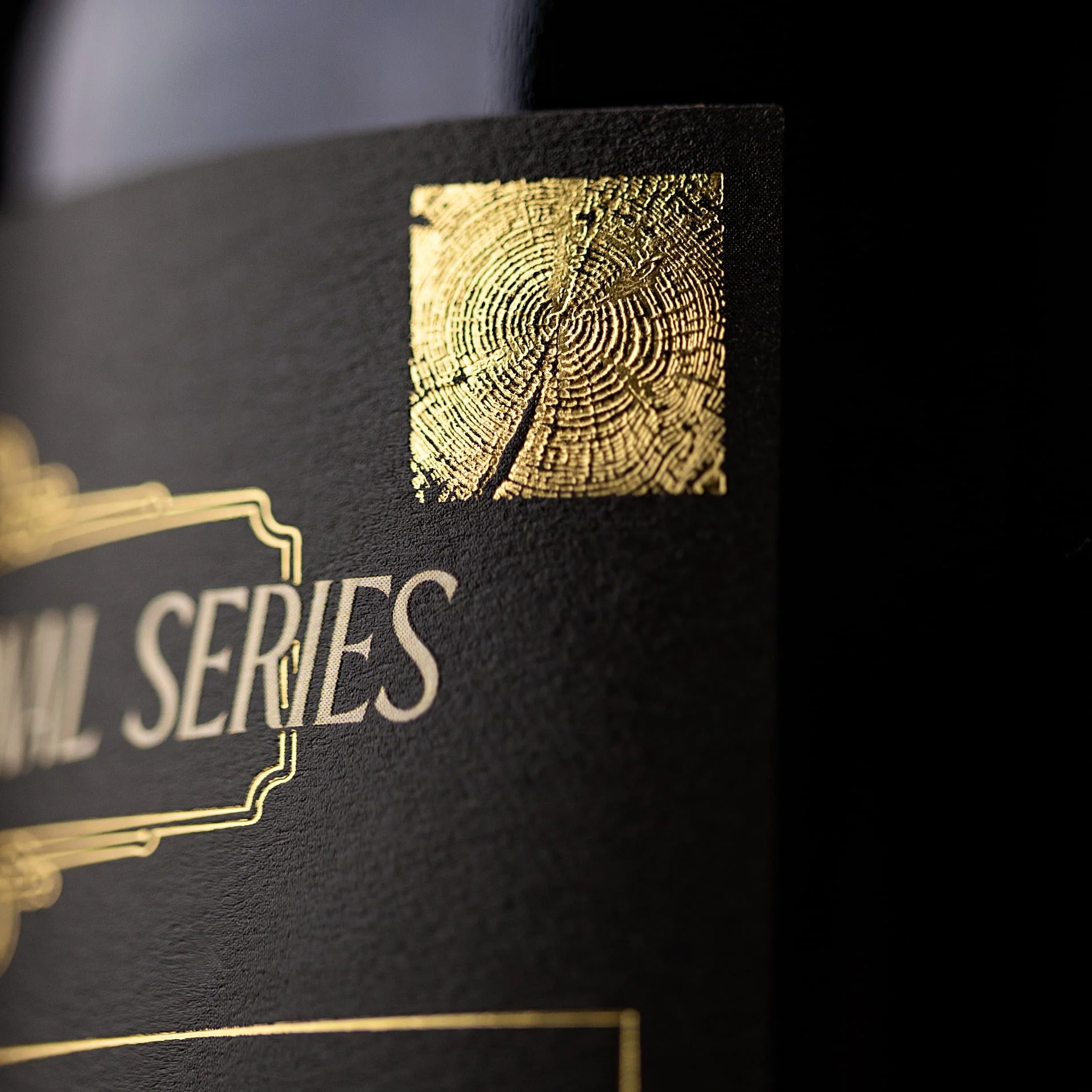 SPIRITS: Bright White Felt - 30% PCW with Wet Strength and FCS Certified / Digitally Printed / Gold Foil Hot Stamping / Embossing