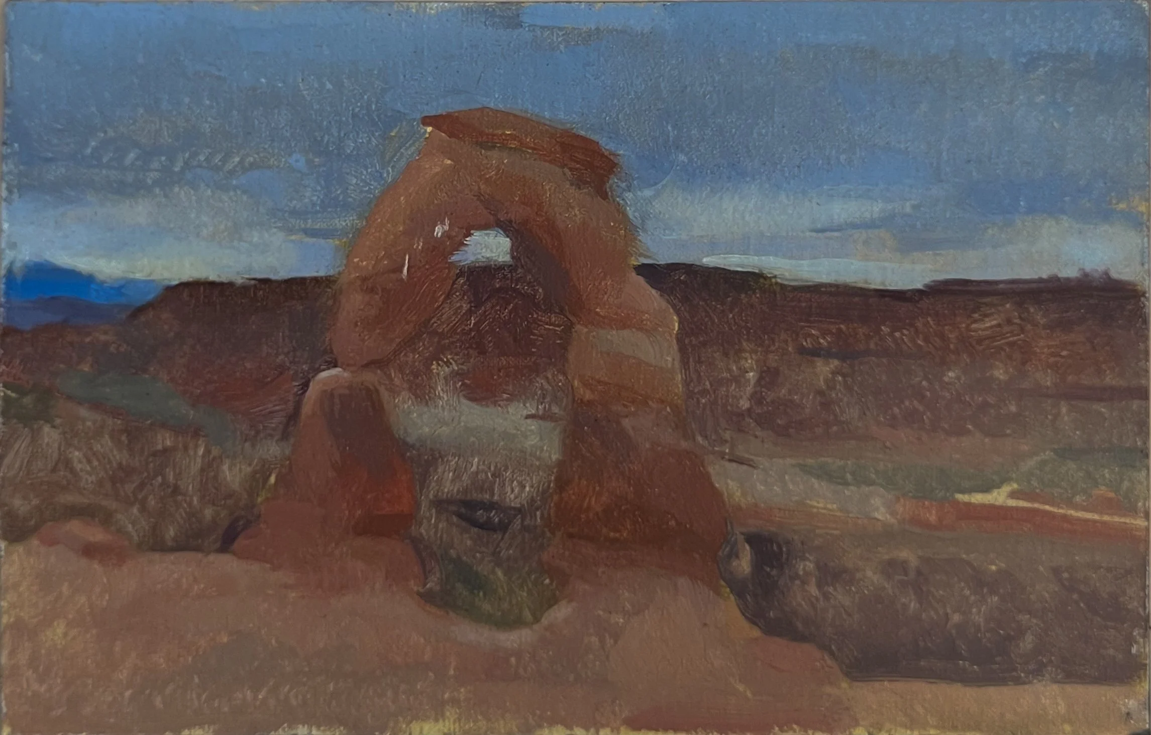 Delicate Arch, Overcast